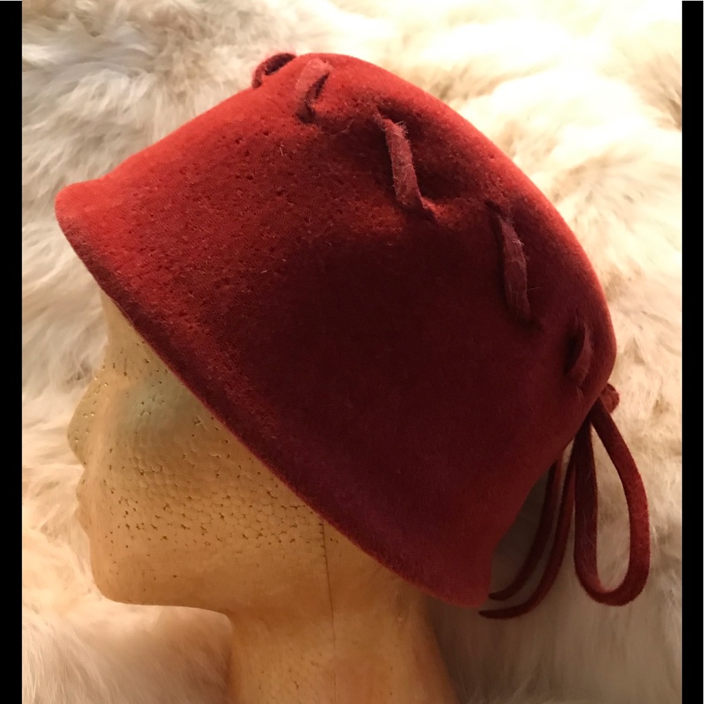Longhair Wool Pillbox Hat